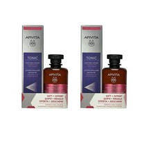 아피비타 여성 샴푸 250ml 토닉 로션 150ml Apivita Shampoing Lotion Contre la Chute des cheveux Tonic, 2팩