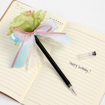 장미 볼펜 플라워 사무용품 러블리 팬시 학용품 스승의날선물 필기도구 어린이날선물 중성볼펜 디자인볼펜 사무용펜 중선펜 팬시볼펜 플라워펜 0.4mm 꽃볼펜 립스틱 레, 장미 볼펜 플라워 러블리 학용품 꽃볼펜 0.4mm