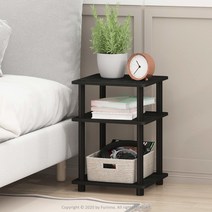 Furinno Turn-N-Tube Haydn 엔드 테이블 정품보장, Blackwood