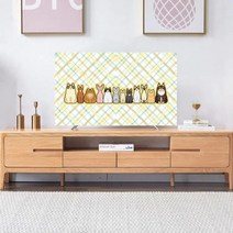 GoodTop TV 커버 더스트 타월 모니터 55 인치 패션 가정용 걸이형 LCD 멀티 사이즈 화면 보호기, 05_50inch(113x70cm)