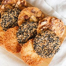 시민제과 수제전병세트, 전병 3구 선물세트(아몬드, 코코넛, 참깨 전병)