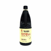 진간장 골드 1.7L 100프로 양조간장 자연 숙성 간장고추장 된장 초고추장 참기름 삼겹살 마늘 간장 물엿 단무지 진간장 설탕 청국장 식용유 집된장 굴소스, 본상품