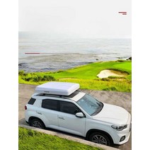 루프탑텐트 2인용 3인용 오지 차박 그늘막, 스몰 화이트 + 다크 그레이