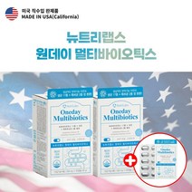 미국 프리미엄 100억 마리 장까지 살아가는 생존 생착 보장 특허 장에 좋은 유산균 온가족 식적 멀티 프로바이오틱스, 2+1(6개월분)