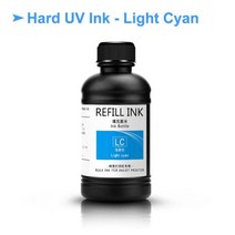 토너 카트리지 재생 250ML LED UV 잉크 DX4 DX5 DX6 DX7 DX10 TX800 XP600 엡손 1390 L800 L1800 L805 R1800 R1900 수정 프, CHINA, Hard - Cyan