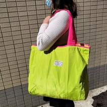 퓨어컬러 휴대용 장바구니 시장가방 에코백
