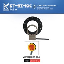 자석 더블 홀 페달 보조 센서 전기 자전거 키트, 5.KTBZ10C WP