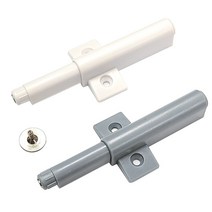 철물의민족 원터치 파워 빠찌링 날개형 잠금장치 원터치빠찌링 도어캐치 가구부속, 원터치 파워 빠찌링 날개형-화이트