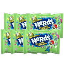 너드 호핀 구미 클러스터 6온스 Nerds Hoppin Gummy Clusters, 6팩