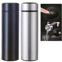 이씀 스마터텀블러 온도표시 차량용 텀블러 블랙 메탈 2종세트, 2종(블랙/메탈)