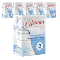 오브맘 액상분유 2단계(6~12개월) 200ml, 48개, 1개입