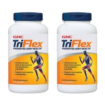 GNC 트리플렉스 240정 2통 160일분 글루코사민 콘드로이친 MSM 히알루론산, 2개
