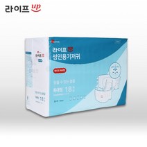 라이프업 성인용기저귀 테이프형 대형 특대형 1팩18매, 대형 1팩(18매)