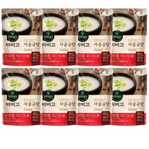 CJ제일제당 비비고 사골곰탕 즉석국 간편한 집밥 캠핑 간편식 500g, 8개