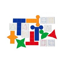 투명 입체도형 전개도/러닝리소스/교구/LER0910, 단품