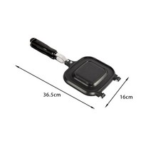 샌드위치쿠커 파니니그릴 포켓샌드위치 핫샌드위치 메이커 손잡이가 달린 양면 가열 빵 토스트 메이커 실, 한개옵션0
