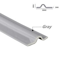 방음재 2M 자체 접착 창 씰링 스트립 방음 공기 누출 방지 슬라이딩 도어 갭 테이프 날씨 대비 스트리핑 필, 02 Gray_01 2M