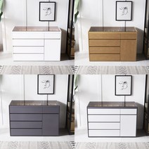 프리모 드레스룸 악세사리장 디바이더 시계 아일랜드 서랍장, 800아일랜드서랍장/화이트