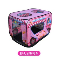국민 아기텐트 유아용 터널 플레이하우스 아동 놀이 키즈 동굴 텐트, 아이스크림차