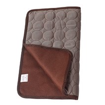 개 냉각 매트 애완 동물 슬리핑 패드 여름 강아지 냉각 매트 중소형 개 고양이를위한 접이식 애완 동물 패드 30X40cm, CN, 커피