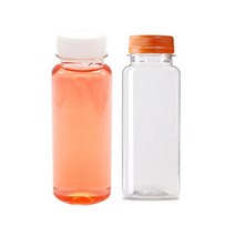 브릿지마개 일자페트병 180ml, 주황마개, 1개