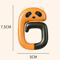 거실 사이드테이블 협탁 장식 동물 만화 접는 핸드백 걸이 귀여운 가방 후크 강한 내, 너구리