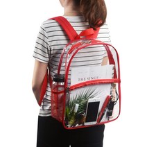 pvc 클리어 투명백팩 큰사이즈