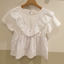 일로딜로 부평점 여름상품 60% 프릴 레이스로 에쁜 여아 블라우스