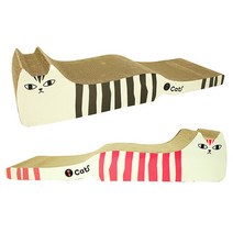 아이캣 태비 냥이 롱 스크래처 7024-레드 차콜, 레드차콜