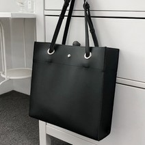 담찌마켓 여성 레더 토트백 스퀘어 정장 가죽가방 숄더백 하객룩 직장인 출근가방 4col DZ2392
