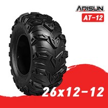 아리선 ATV타이어 AT-12 26x12-12 사륜오토바이타이어 오프로드 비포장도로용
