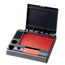 +[플렉스온]+매표 원터치 인주 100 회중 원형 오피스 가정용 세트+[FLEXON]+