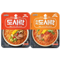 팔도 컵라면 도시락 12입+김치도시락 12입, 2세트