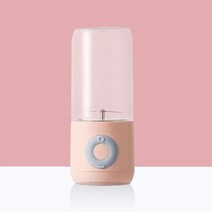 스파반죽기 블랜더 500ml 미니 휴대용 전기 과일 Juicer USB 충전식 스무디 메이커 블렌더 기계 컵 Juicing 주방 믹서, [03] 분홍색