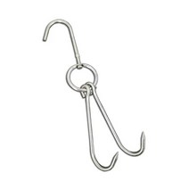 바비큐 걸이 훈제 닭 치킨 후크 오리 로스트, 오리꼬리바늘 2.5cm 20cm (10개입)