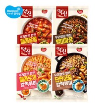 [동원 F&B] 떡볶이의 신 궁중 칼떡볶이 x 4봉/매콤로제/짜장/매콤, 선택:매콤로제 칼떡볶이 360g x 4개