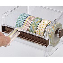 이노마타 마스킹테이프 커터 보관함 디스펜서 컷팅기, 단품