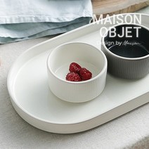 윤도자기 차곡 소스볼 4P, 아이보리