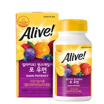 얼라이브 원스데일리 포 우먼 멀티 비타민, 60정, 70개