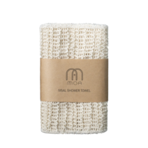 모오아 사이잘삼 샤워타월 친환경 저자극 제로웨이스트 부드러운 거품 천연제품 바디스크럽 목욕타월 각질제거, 01. 1개