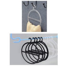 넥타이걸이 욕실걸이 심플 넥타이 스카프 걸이, 검정