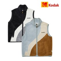[코닥어패럴] 24FW 매장판 공용 코다크롬 스탠넥 플리스 베스트 K4323LFV90