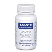 Pure Encapsulations 퓨어인캡슐레이션 자몽씨 추출물 Grapefruit Seed Extract 250mg 60캡슐, 60정, 1개