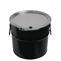 깡통 페인트통 원형캔 공캔 손잡이캔 분체캔 뚜껑캔 철캔 검정통 바스켓 캠핑 멀티캔 다용도 수납 18리터