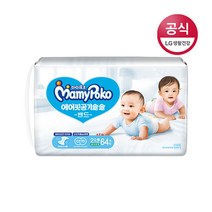 마미포코기저귀 에어핏밴드 소형64P(공용)x1팩, 단품