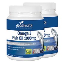 뉴질랜드 굿헬스 오메가3 피쉬오일 1000mg 400캡슐 x2