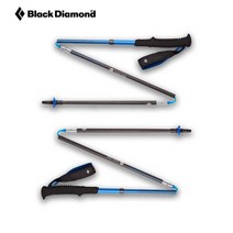 블랙다이아몬드 디스턴스 카본 FLZ 등산스틱 112204 Ultra Blue 105-125cm, 탄소110CM한줄(160~165신장)112535