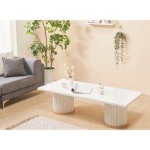 거실 티테이블 템바보드형 낮은 소파 테이블1500 드라마 기숙사 카페 24평, 01.1500_화이트