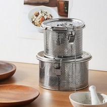 다인몰 국산 원터치 스텐 멸치망 다시통 거름망 다시망 2size