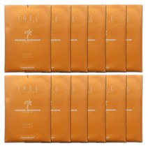 아로마스퀘어 국내생산 옷장 종이방향제(샤쉐) 12개 묶음-오리엔탈만다린, 20g